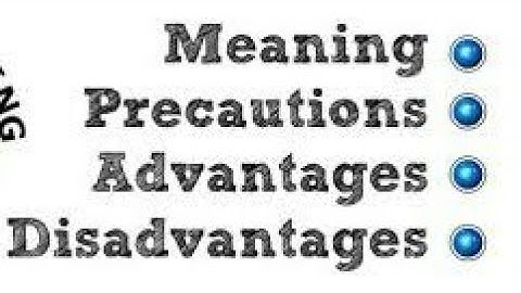 Advantages and disadvantages of test checking