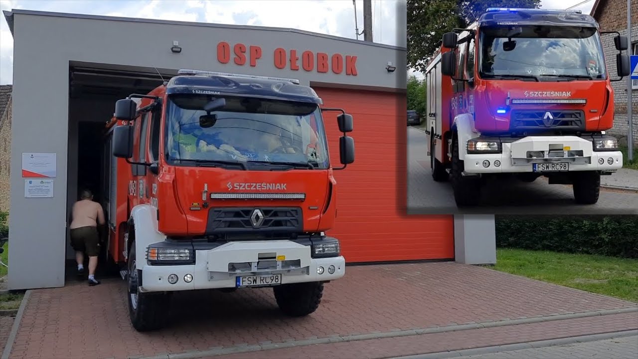 [ALARMOWANIE I WYJAZD OSP] 429[F]31 - GBA 3/28 Renault Range D15/Szczęśniak z OSP Ołobok