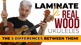 Laminate vs Real Wood Ukuleles. Which Ukulele wood Is Best? 5 Differences between them.