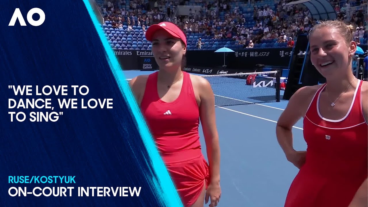 Ruse Interview Ruse/Kostyuk On-Court Interview | Australian Open 2025 Third Round ...