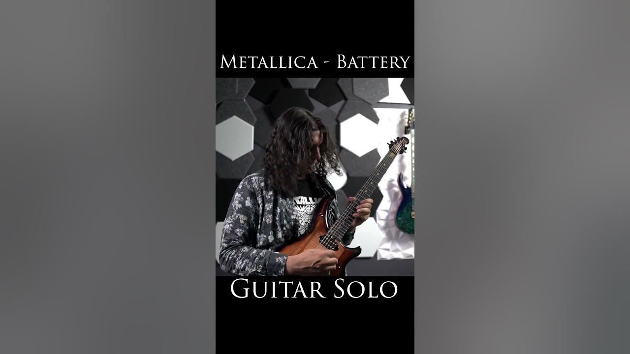 Metallica Battery Guitar Solo YouTube