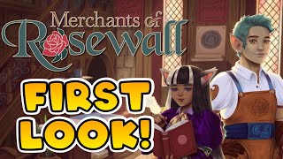 What is Merchants of Rosewall? First look at this upcoming fantasy shopkeeping game!