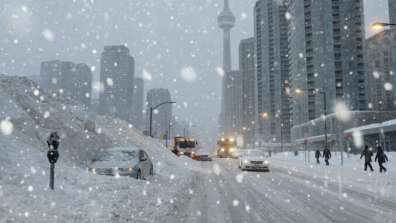 ❄️ Рекордный снегопад парализовал Торонто, Канада – в городе объявлено чрезвычайное положение