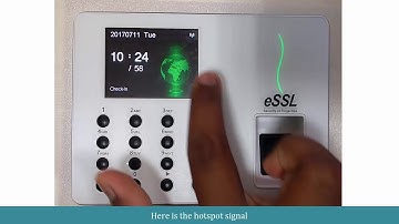 Hotspot Settings in eSSL WL30