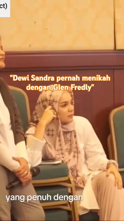 Dewi Sandra pernah menikah dengan Glen Fredly. #dewisandra #glenfredly #agusrahman #shorts