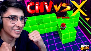 💫CHV vs SX !!! Duelo Épico Entre Clãs Insanos do stumble Guys!! Clã do Chaves Games !