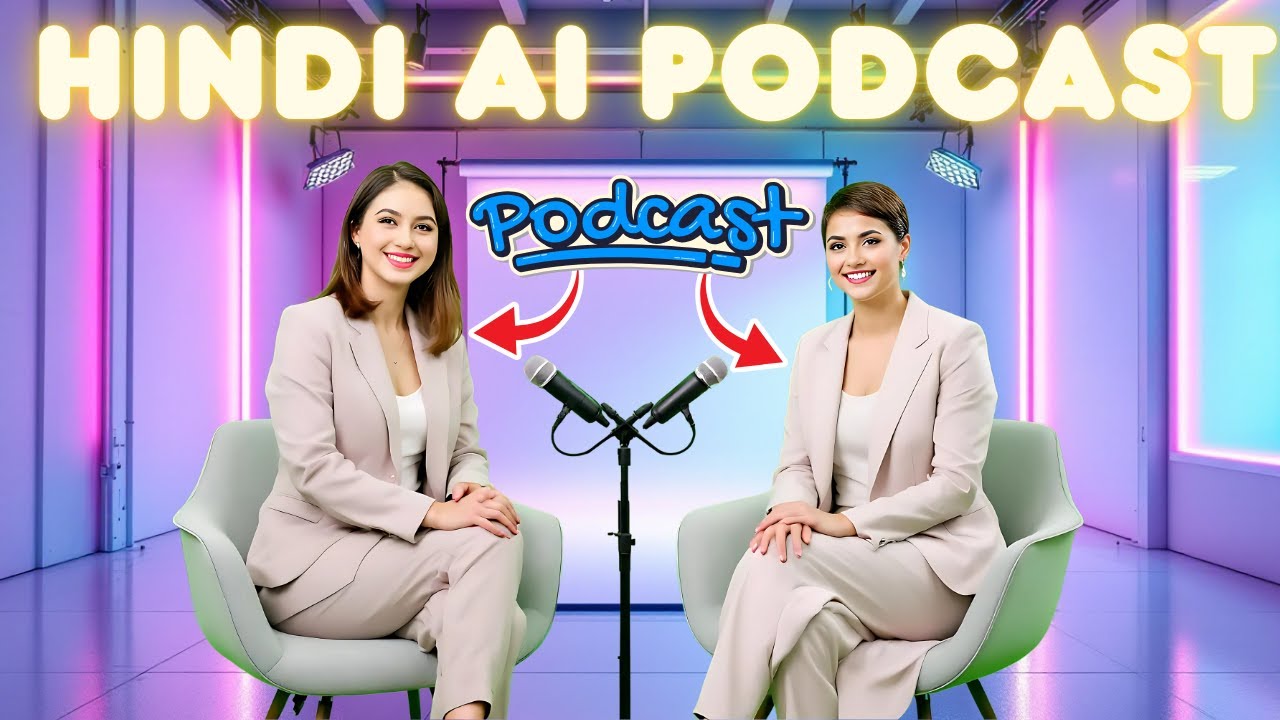 Complete Course- How To Make Realistic AI Podcast  | Faceless youtube channel