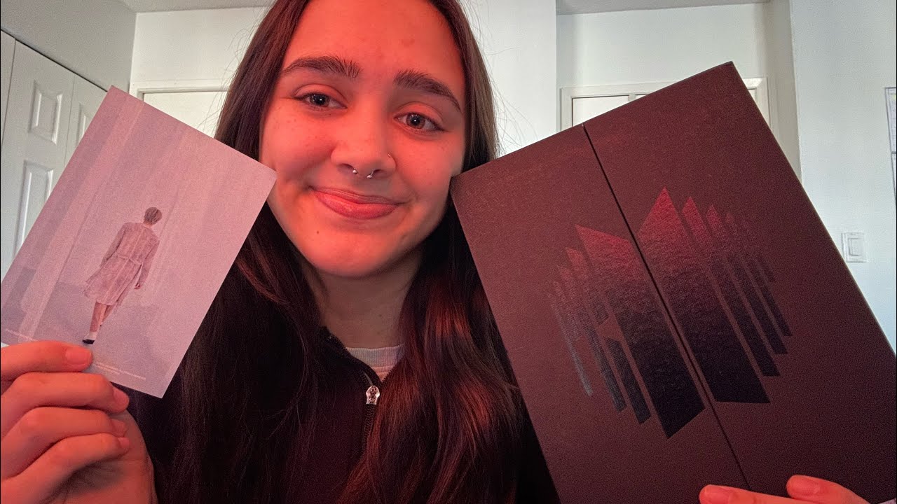 ASMR showing my BTS album!
