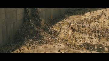 Veo 2 vs LTX Studio vs Runway vs Sora - World War Z Over the wall