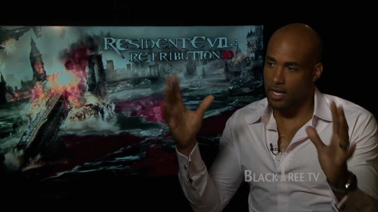 Boris Kodjoe talks about L.L. knocking mf's out and Resident Evil 5 in 3D