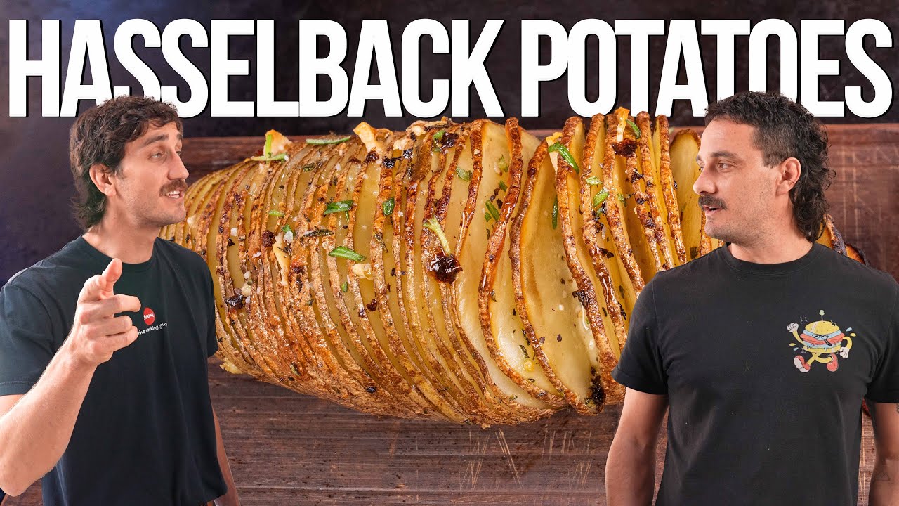 THE SONS OF SAM THE COOKING GUY TAKE ON HASSELBACK POTATOES...