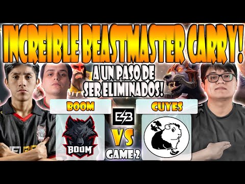 BOOM VS CUYES BO3[GAME 2]PARKER, MATTHEW, DARKMAGO VS SLATEMS, MZN- ELITE LEAGUE SEASON 2-DOTA 2-ESB