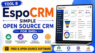 Tool 8 - EspoCRM: Simple Open Source CRM | Free & Open Source Software | Uplatz