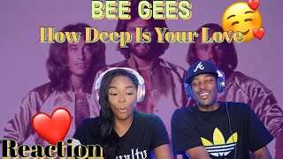 FIRST TIME EVER HEARING BEE GEES "HOW DEEP IS YOUR LOVE" REACTION | Asia and BJ