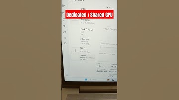 Shared / Dedicated GPU #windows #technology