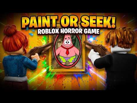 PatriBlox HIDES from the SEEKER in Roblox PAINT OR SEEK! (Can I Survive?!)