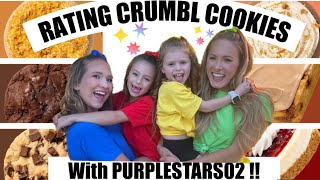 CRAZIEST CRUMBL COOKIE EVER! 😱 ​⁠@PurpleStars02 !!❤️💛💚💙 #crumblcookiesreview #crumbl #crumblcookie