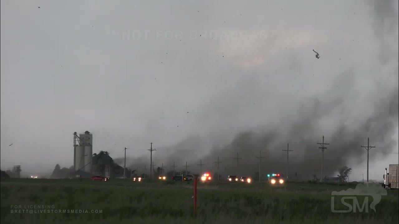 05242021 Selden, KS Large Damaging Tornado YouTube
