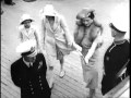 Princesses Elizabeth and Margaret welcome home their parents at Southampton - 1939