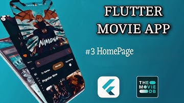 flutter movie app using tmdb api part 3 | movie app flutter creating complete homepage #flutter