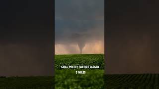 How close would you get to these tornadoes? #weather #tornado #stormchaser