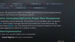 How to Show/Hide Maximize/Minimize Button in Custom Titlebar in Electron