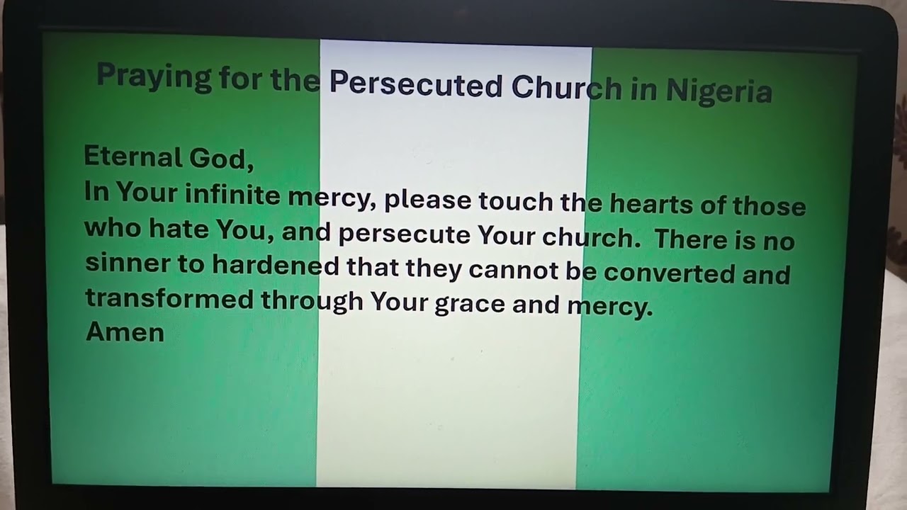 Prayer Campaign for Nigeria 🇳🇬 Day 2 
