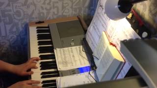 Video thumbnail of "Den blomstertid nu kommer (Psalm 199), piano"