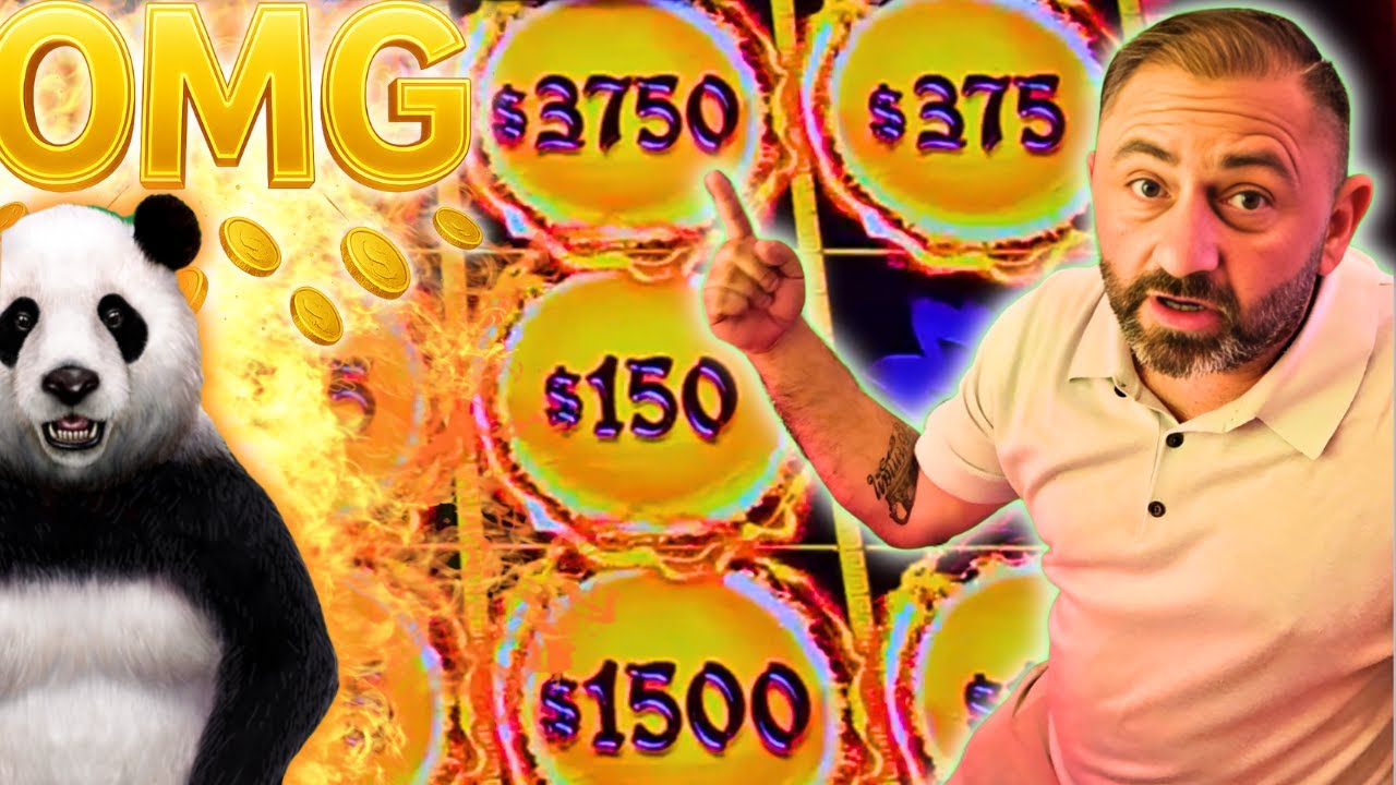 😱💥 OMG! INSANE BIG BALLS BONUS! HUGE JACKPOTS on PANDA MAGIC DRAGON LINK in VEGAS 🐼🎰