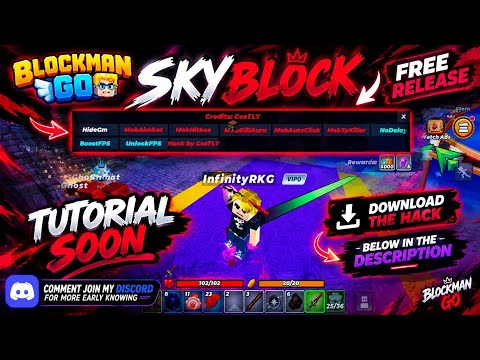 NEW ADMIN PANEL FREE HACK RELEASE || TODAY 3.29.3 RELEASE FREE HACKS BMGO SKYBLOCK DOWNLOAD NOW 