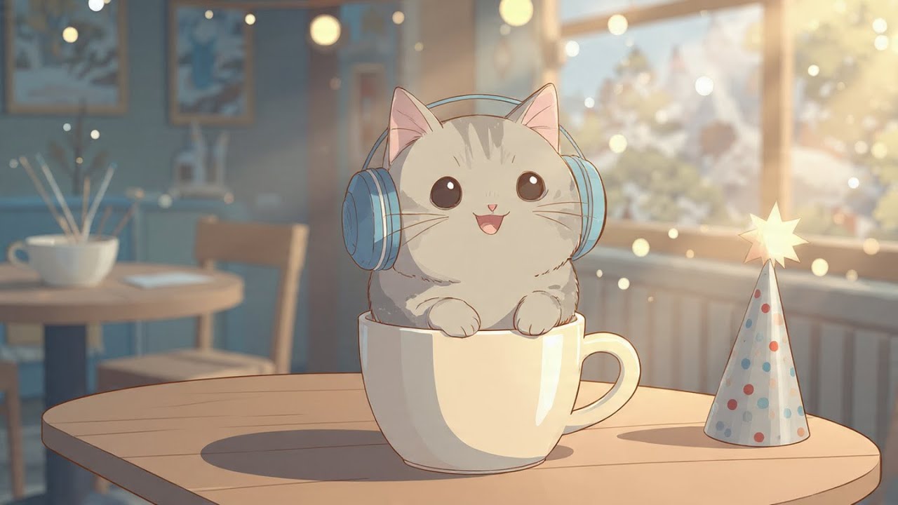 New Year Morning Café ☕🎆 | Cozy & Chill LoFi for Work & Study