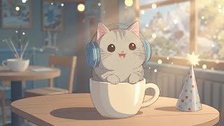 New Year Morning Café ☕🎆 | Cozy \u0026 Chill LoFi for Work \u0026 Study