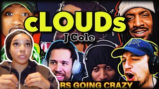 Reactors going Crazy over J.COLE - CLOUDS (COMPILATION) | Reaction