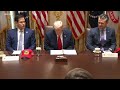 直播：美国总统特朗普召开内阁会议