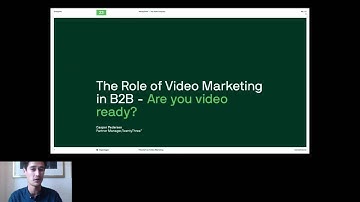 The Role of Video Marketing in B2B: Are you ready?
