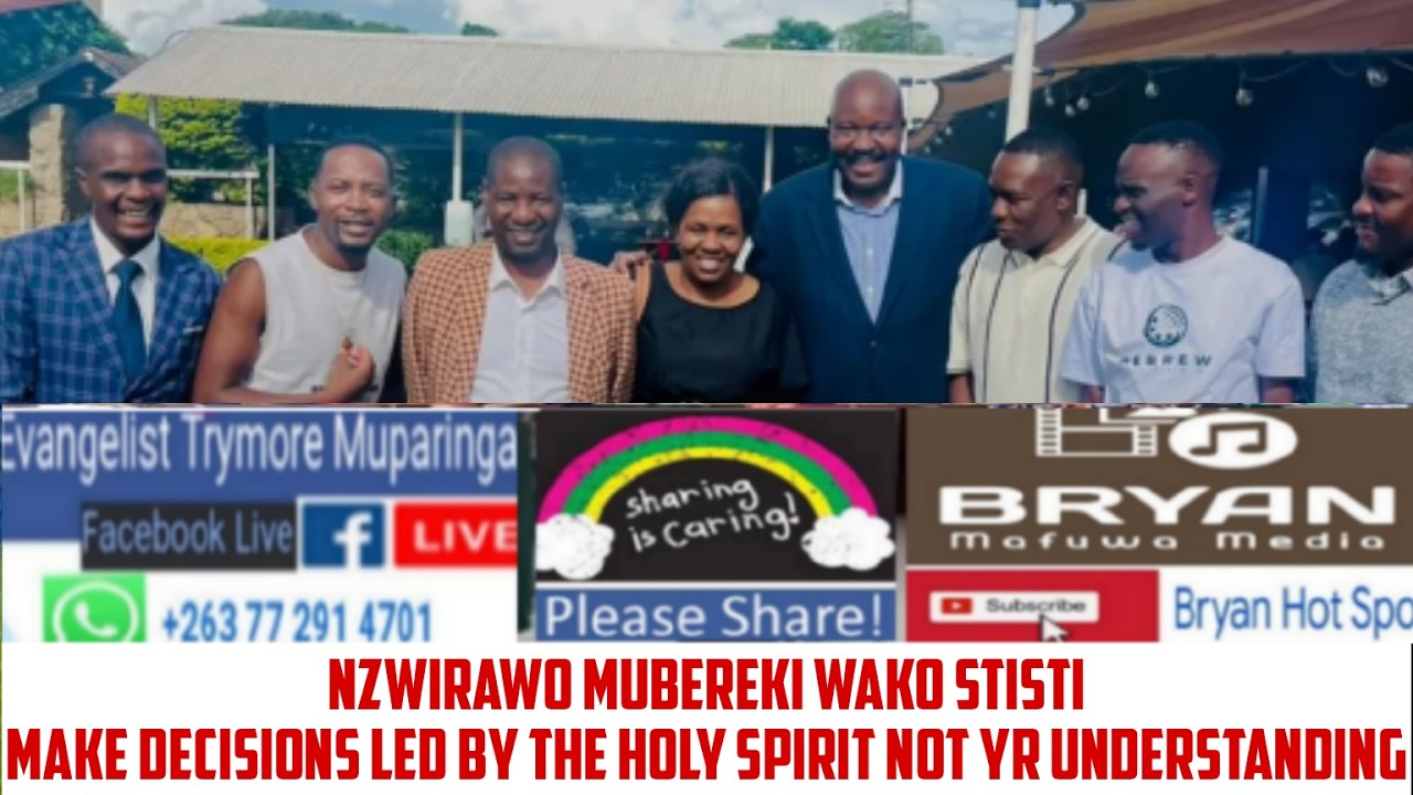 Muhupenyu Make decision led by e Holy Spirit not by yr understanding -  Evangelist Trymore Muparinga
