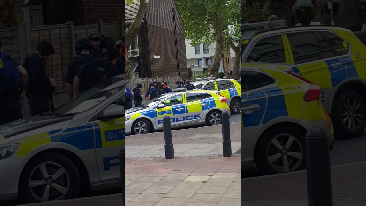 London police drug raid