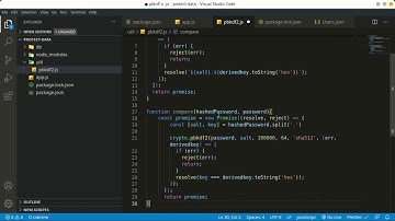 hash a password with pbkdf  nodejs #2  #arabic