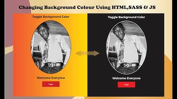 Dark Mode Effect Using HTML,SASS & JS.