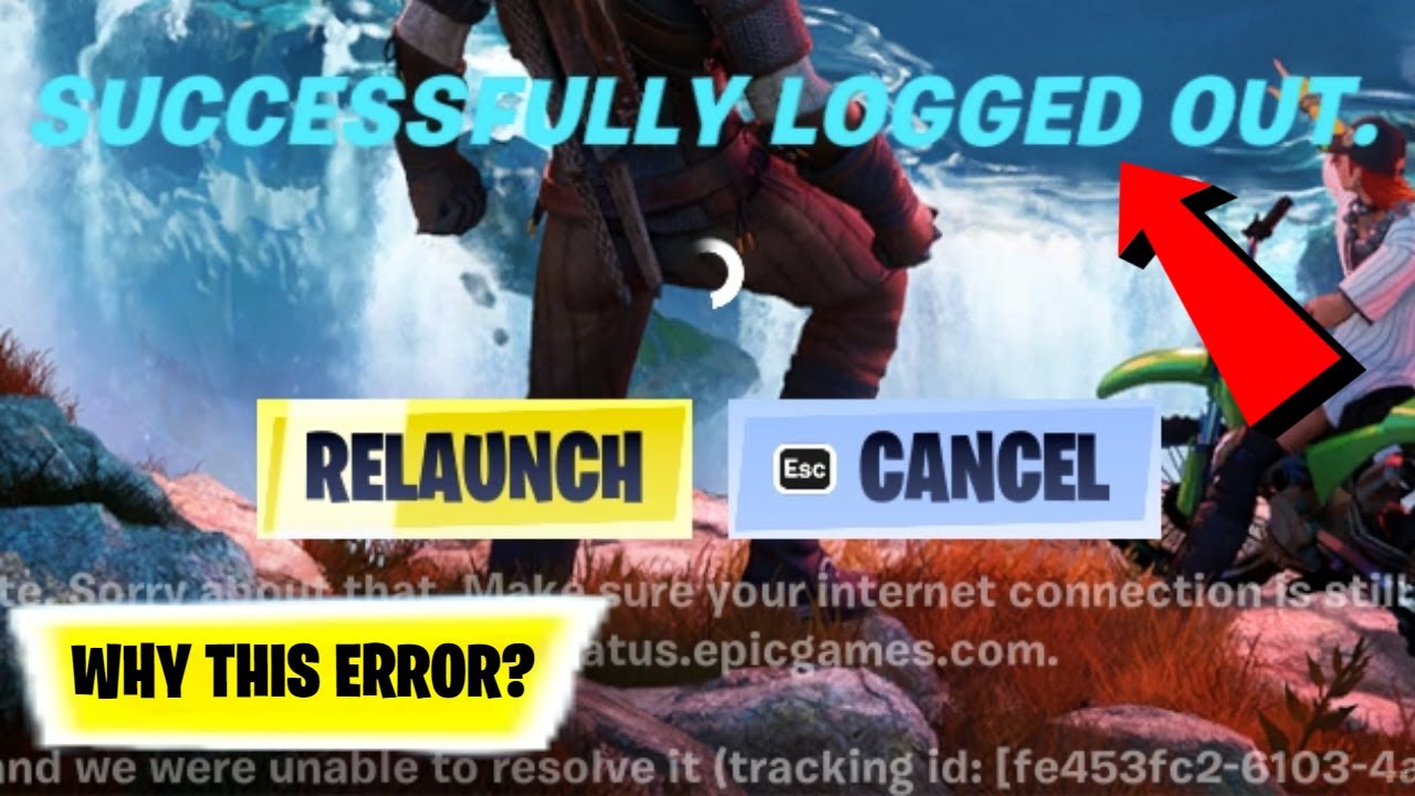 Fortnite Successfully logged out error How to fix