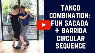 Combining Tango Movements Fun Tango Sacada Americana Sequence For Intermediate Dancers