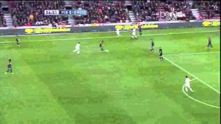 Pique great speed & defending vs Gio dos Santos | Barcelona 5-0 Mallorca