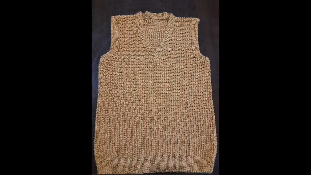 12-15 Yaş (S.M.)  Pirinç Modeli V Yaka Suveter