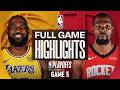 LAKERS vs ROCKETS | FULL GAME 5 HIGHLIGHTS | Apr. 29, 2026 | NBA PLAYOFFS 2026 | NBA 2K26