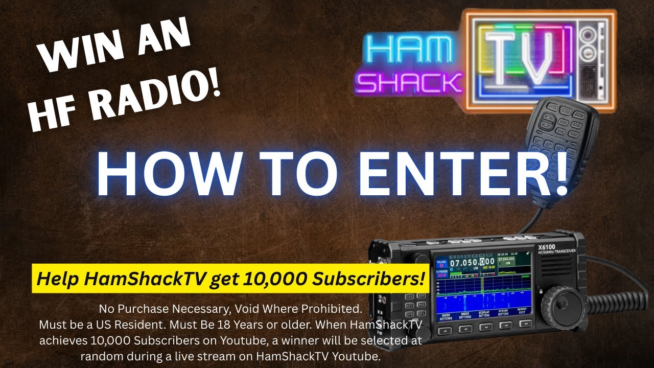 Hf Helper Win a FREE HF Radio! Help HamShackTV Hit 10K Subscribers! - YouTube