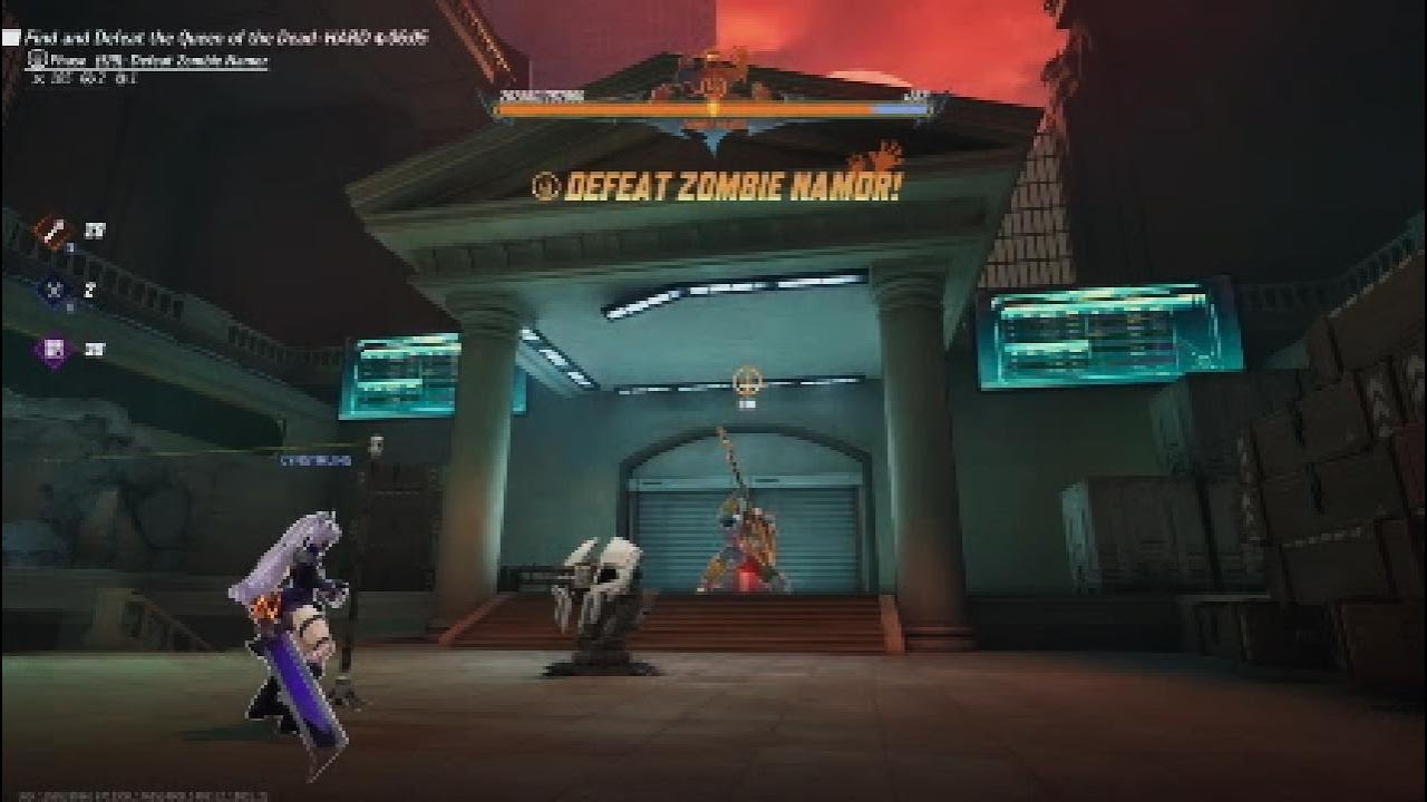 Old marvel rivals zombies clip (first hard run)