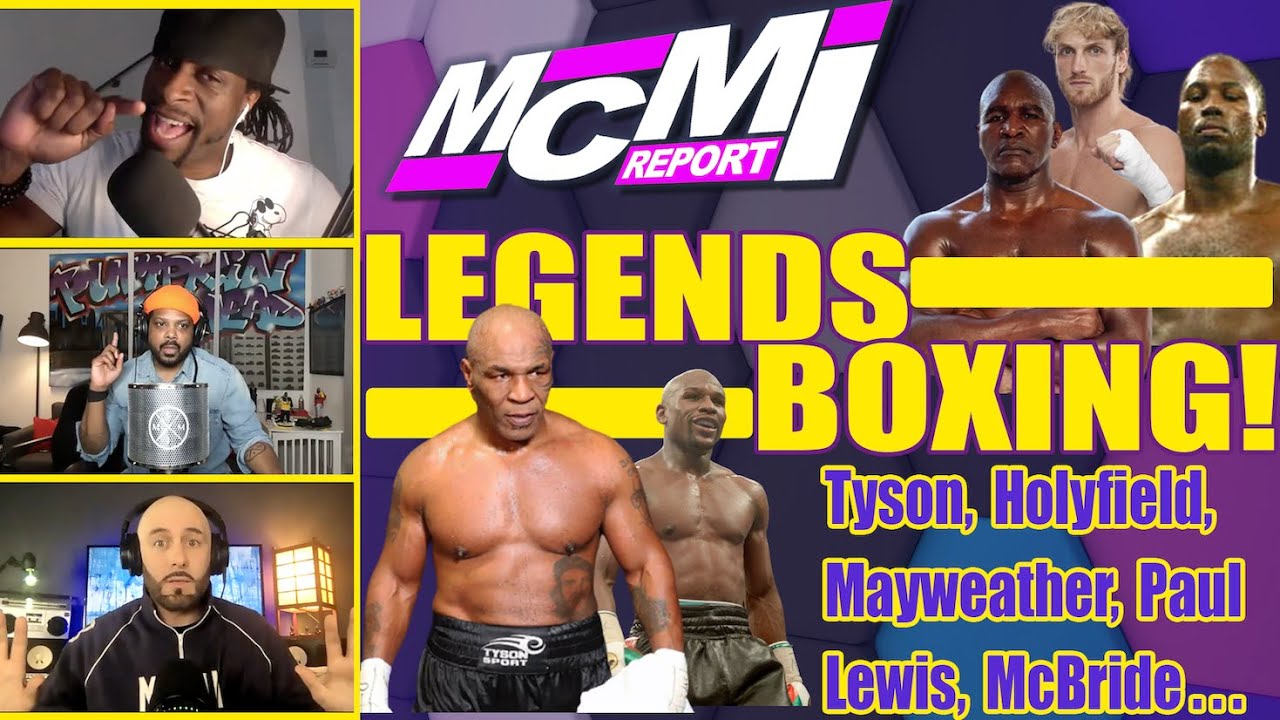 LEGENDS BOXING! TYSON, McBRIDE, HOLYFIELD, LEWIS, MAYWEATHER, LOGAN