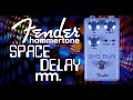 Musicmaker presents  fender hammertone space delay impressive tape delay for buttons fender