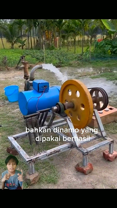 part 4 mesin abadi yang berhasil menghasilkan listrik dan digunakan untuk lampu serta air #ilhamadja