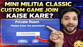Mini Militia Classic Custom Game Join Kaise Kare? (Step-by-Step Guide) 😱 2026 screenshot 4